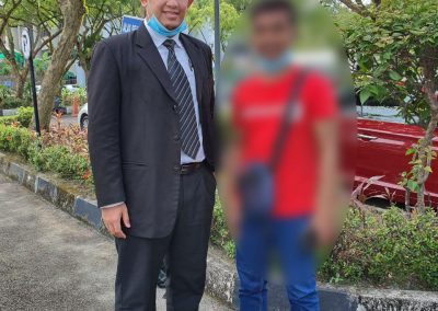 bersama peguam dan pelanggan kami dihari bicara